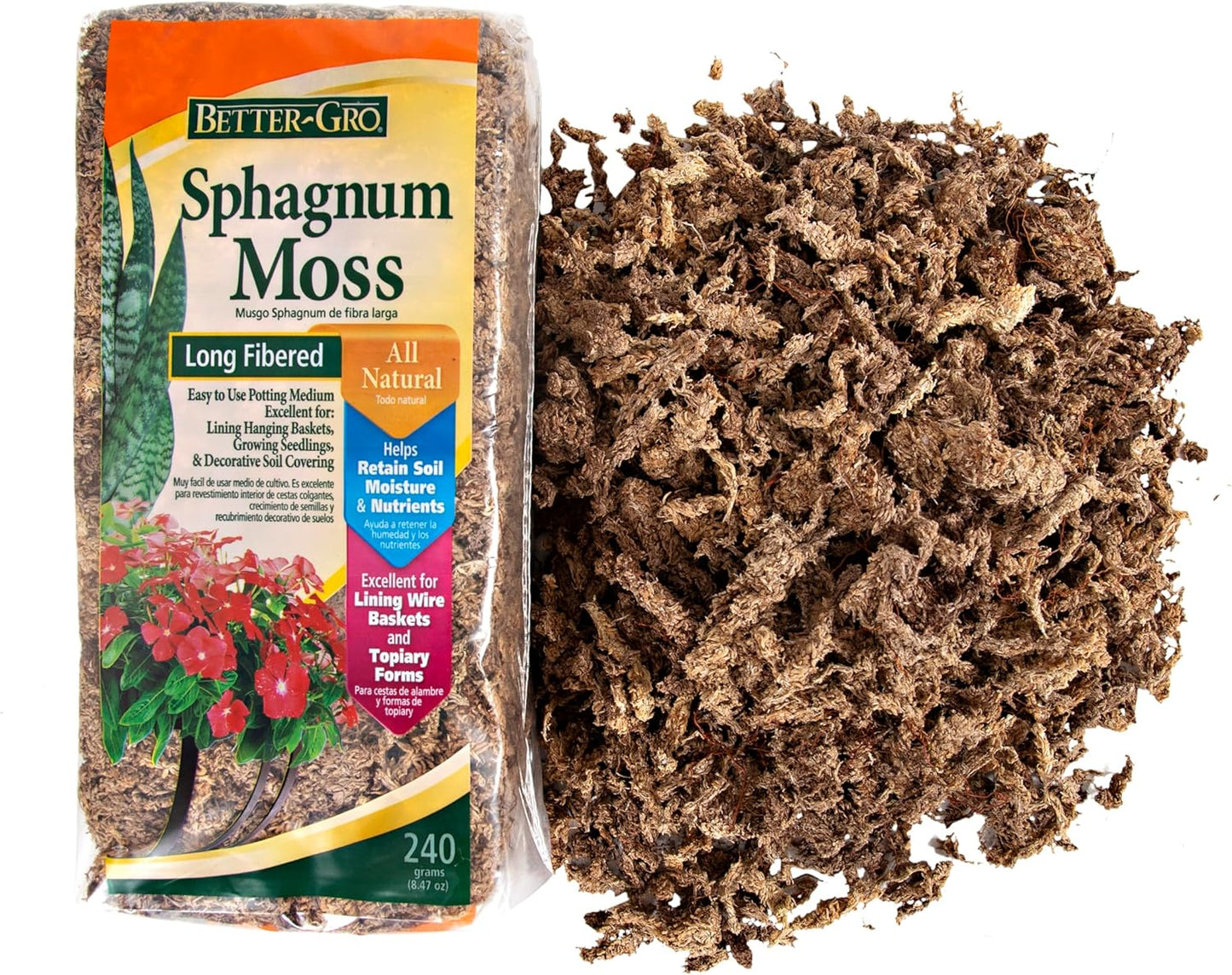 Premium Long-Fiber Sphagnum Moss