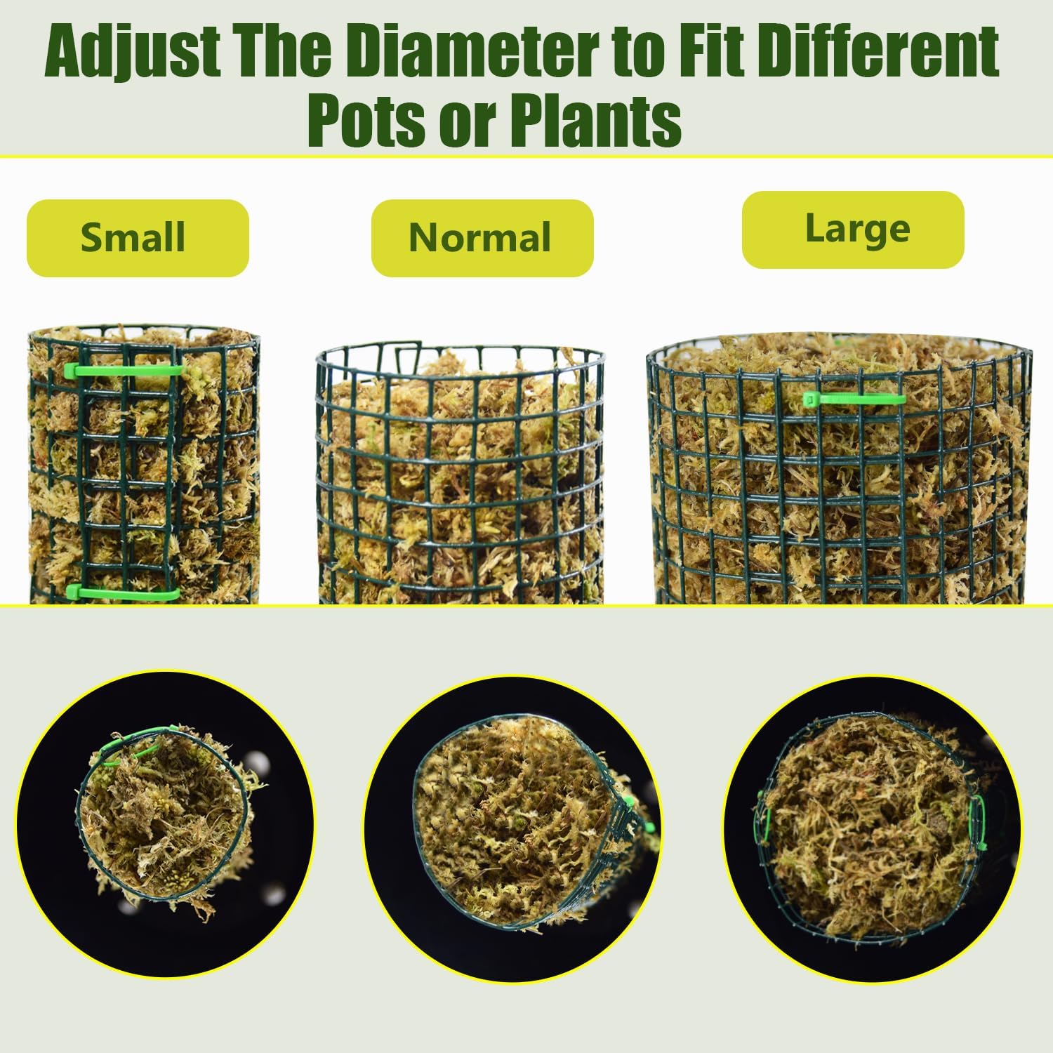 60"/40"/24" Moss Pole Kit for Plants