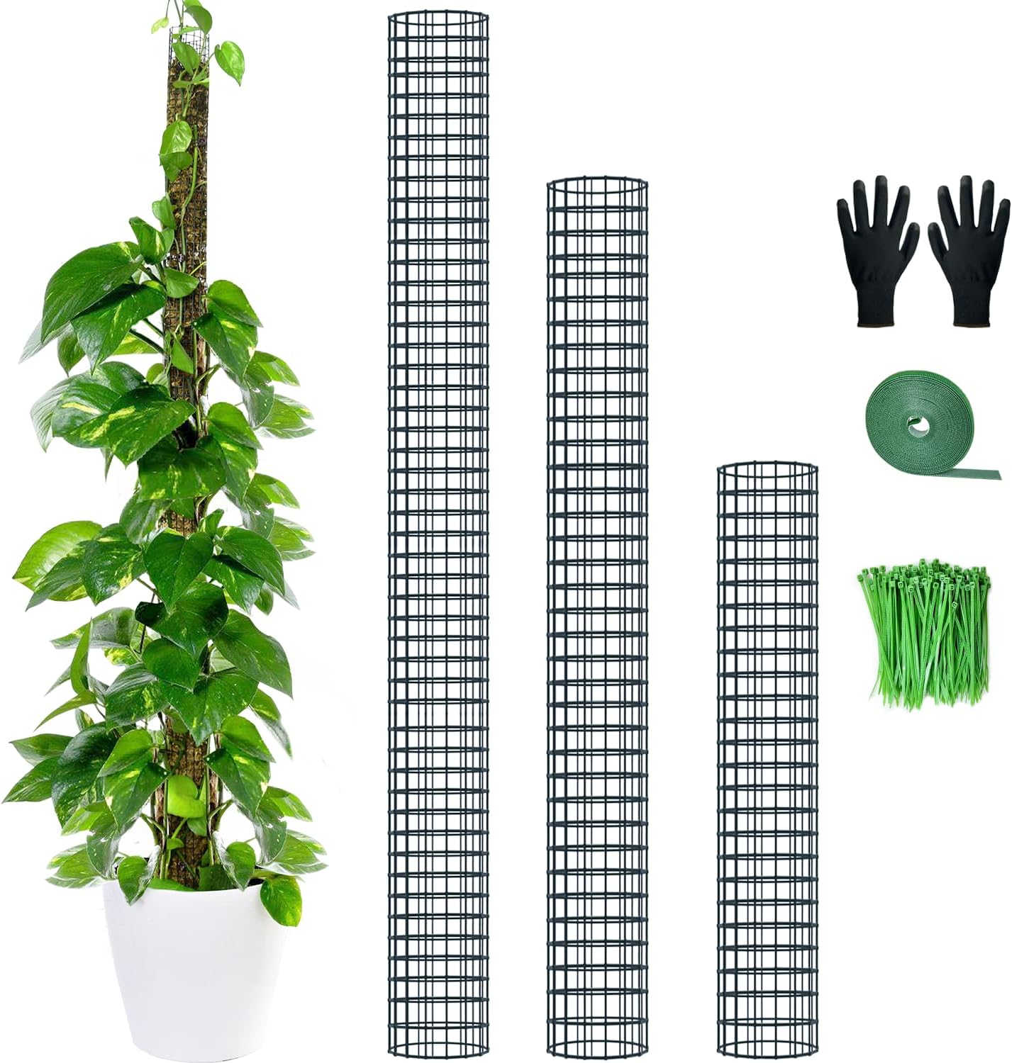 60"/40"/24" Moss Pole Kit for Plants