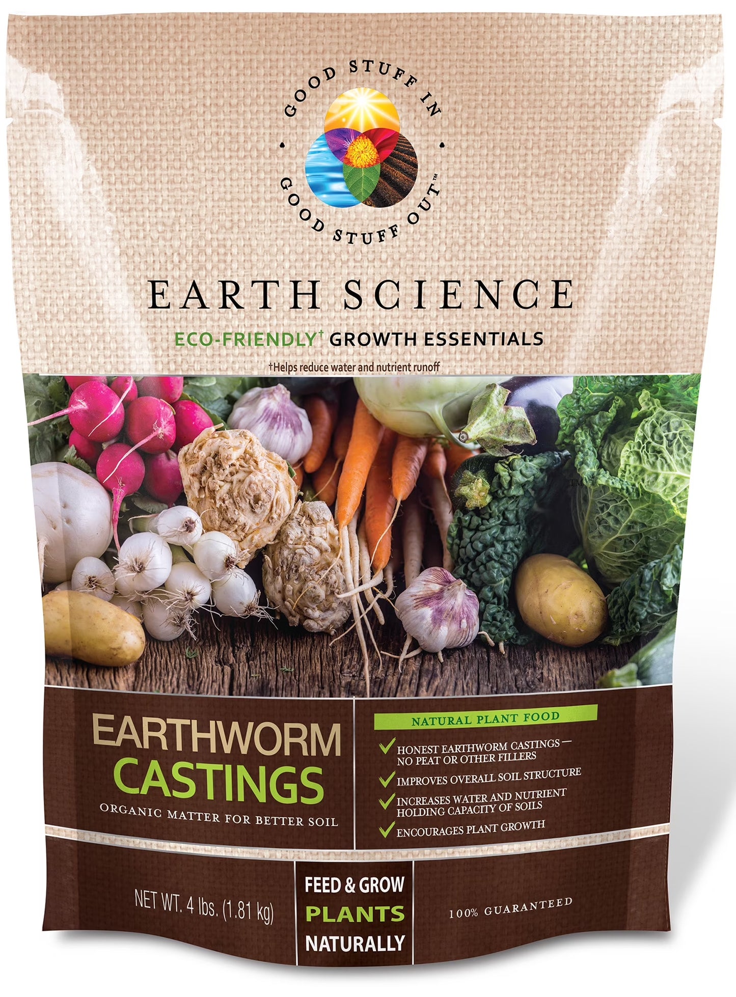 (2 Pack)  Organic Earthworm Castings, 4 Lb, Improves Soil Health, Promotes Vibrant Growth, Natural Food for Indoor & Outdoor Plants – Soil Builder for Vegetable Gardens