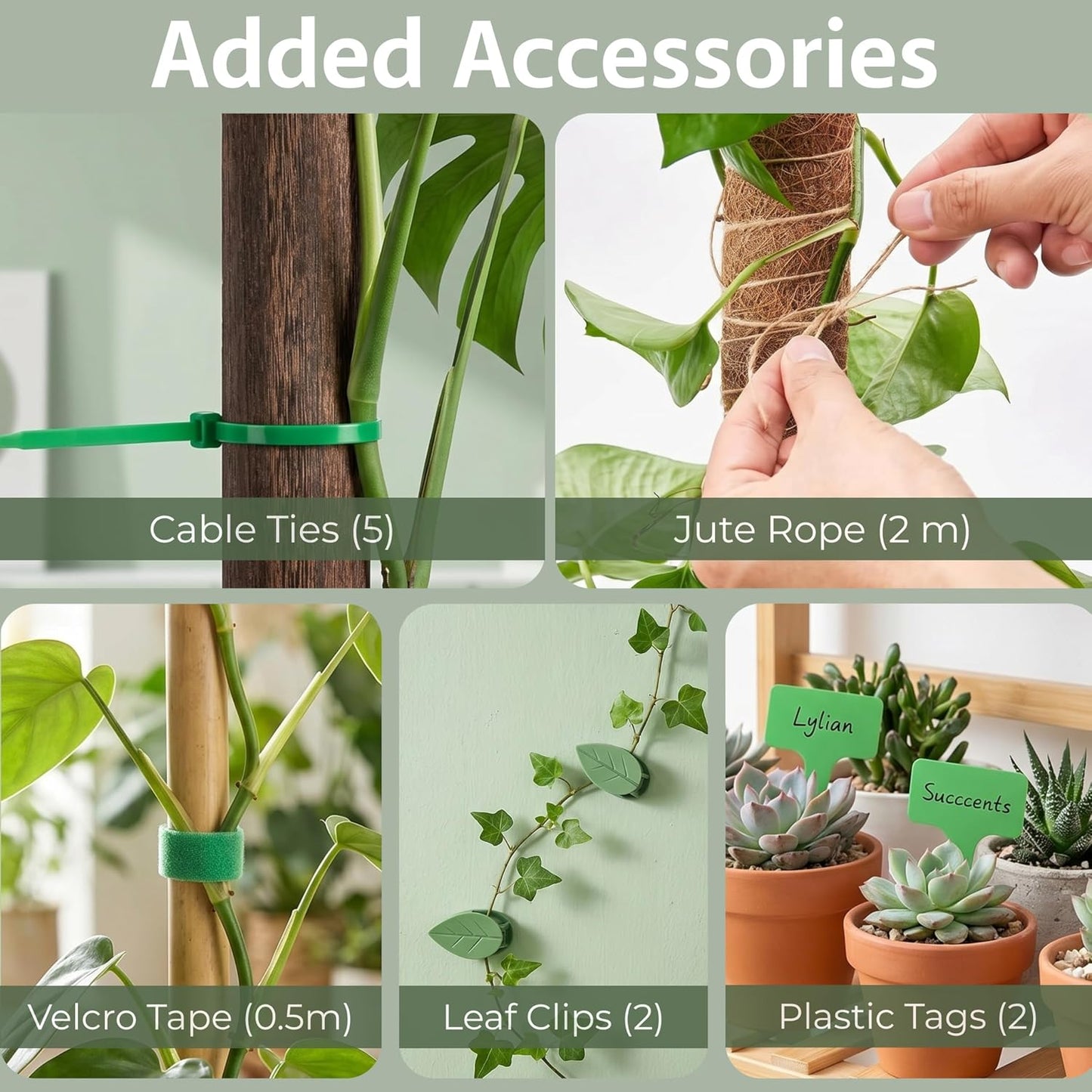 30" Bendable Coco Coir Pole