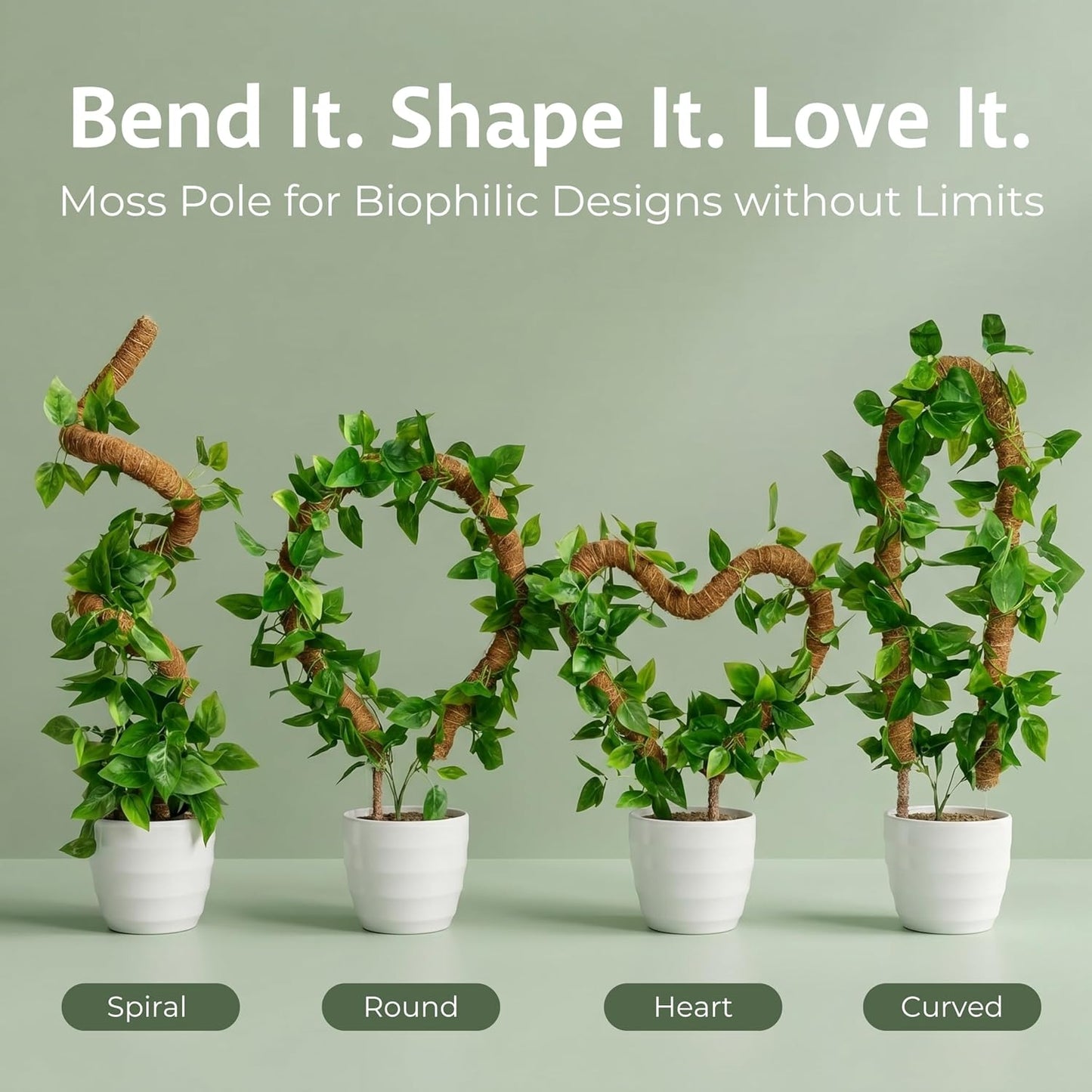 30" Bendable Coco Coir Pole