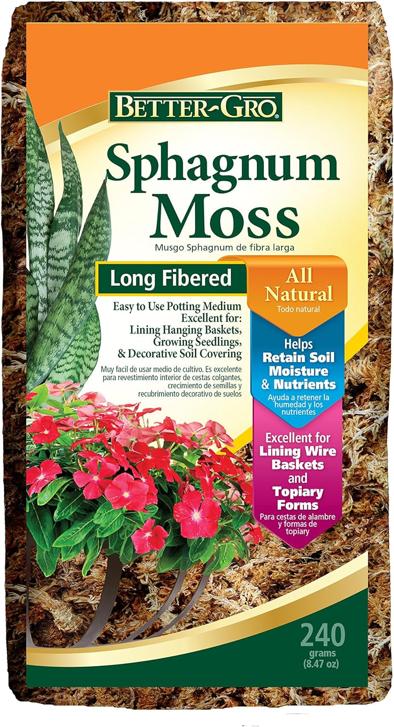 Premium Long-Fiber Sphagnum Moss